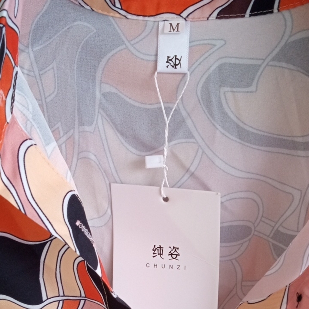 Stylish Abstract Print Women's Top - Picture 2 of 8